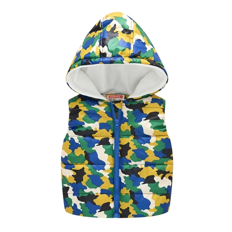 Mode gilet pour filles garçons à capuche coton veste d'hiver bébé fille vêtements garçon gilets à capuche enfants manteaux sans manches enfant survêtement LJ200828