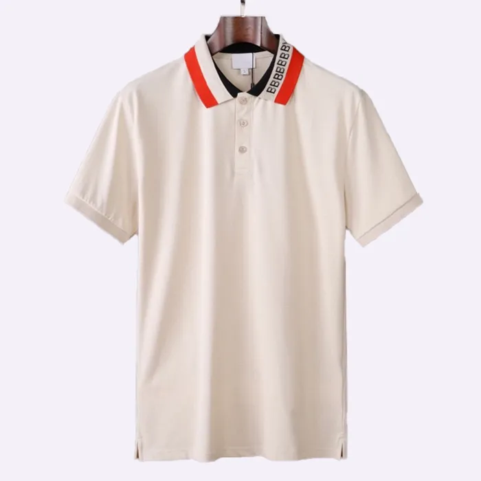 Heren poloshirt polo's tops t-shirt T-shirt tees Geborduurde shirts met korte mouwen voor heren t-shirts designer poloshirts zomer Revers knop Kleding katoen paar top