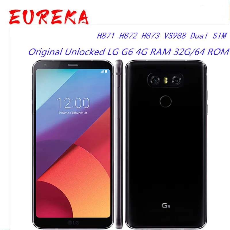 LG G6 Unlocked mini smartphone - 4GB RAM, 32GB/64GB ROM