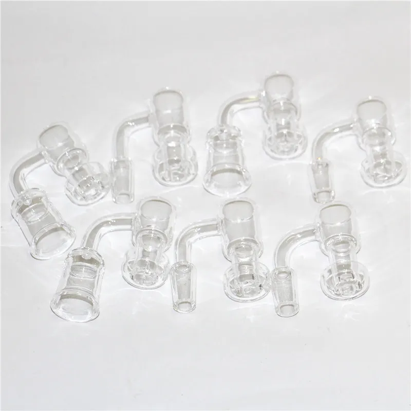 Fumer En Gros Terp Vide Quartz Banger Domeless Nail 10mm 14mm 18mm Joint Clair Pour Plates-formes Pétrolières Bongs En Verre