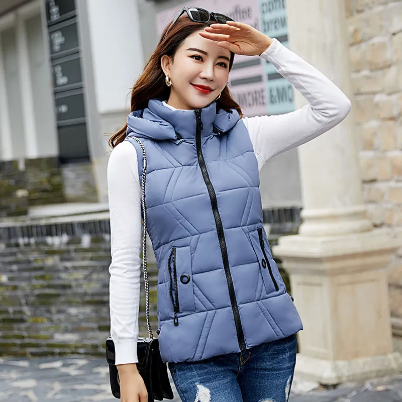 Thick Hooded Primark Ladies Thermal Vests For Autumn/Winter Solid