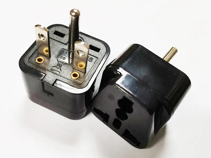 Power Adapter, 10A 250V NEMA 6-15P 3Pin Male to US EU AU UK 3Pin Female Power-Travel Adapter/10PCS