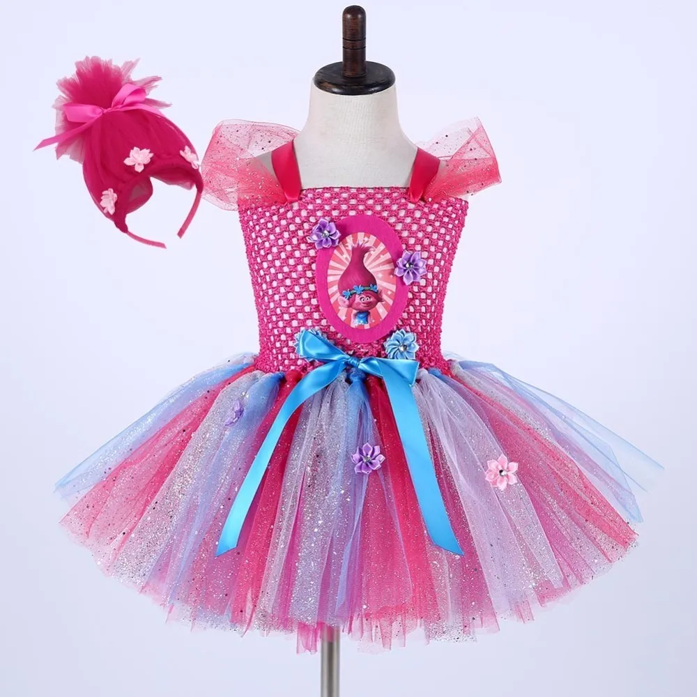 Vestito carnevale sales poppy trolls