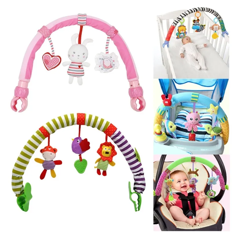 Vente chaude belle poussette tour siège de voiture lit suspendu jouets bébé jouer voyage bébé bébé jouets éducatifs hochets mobiles 201224