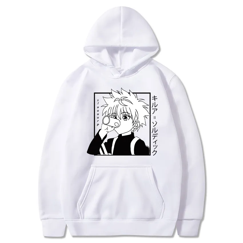 Harakuju Hunter X Hunter Coolies Killua Zoldyck Anime Manga Topy Pullover Hoodie Y0111