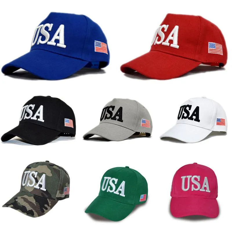 Unisex Baseball Caps 45th Verkiezing Partij Hoeden Verstelbare Donald Trump Snapbacks USA Ball Caps Make America Great Again YL0001