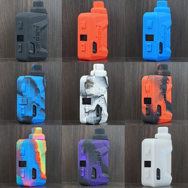 Aegis Hero siliconen hoesje Tas Kleurrijke rubberen hoes Beschermhoes Silicagel Skin voor Geekvape Aegis Hero Kit Pod Box Mod Batterij DHL