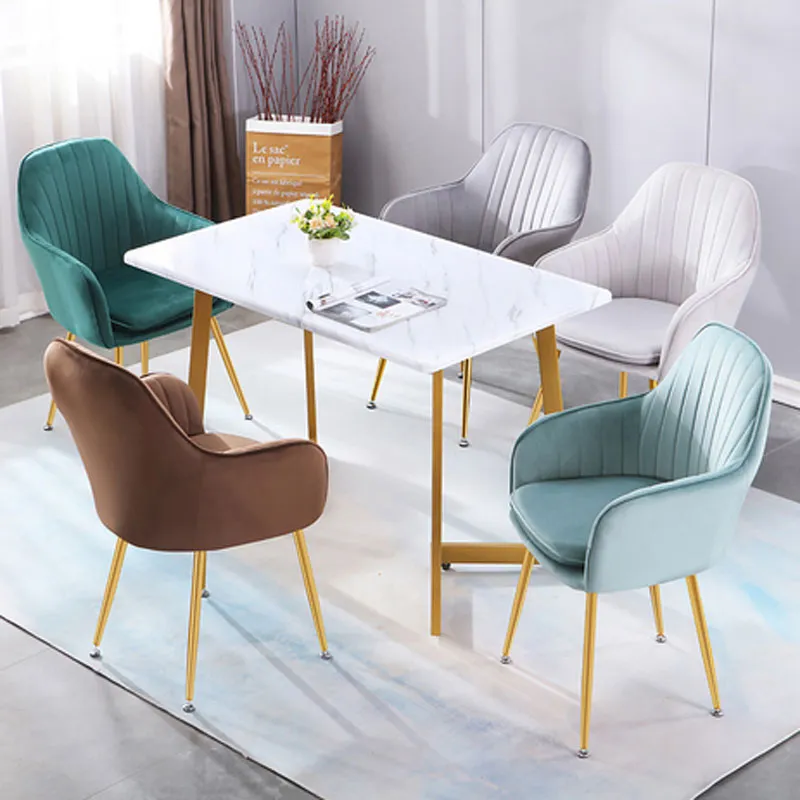 Sedia per mobili Mobili per sala da pranzo sedia da ufficio poltrona da pranzo nordica ins manicure trucco sgabello casa pranzo moderno minimalista 224T