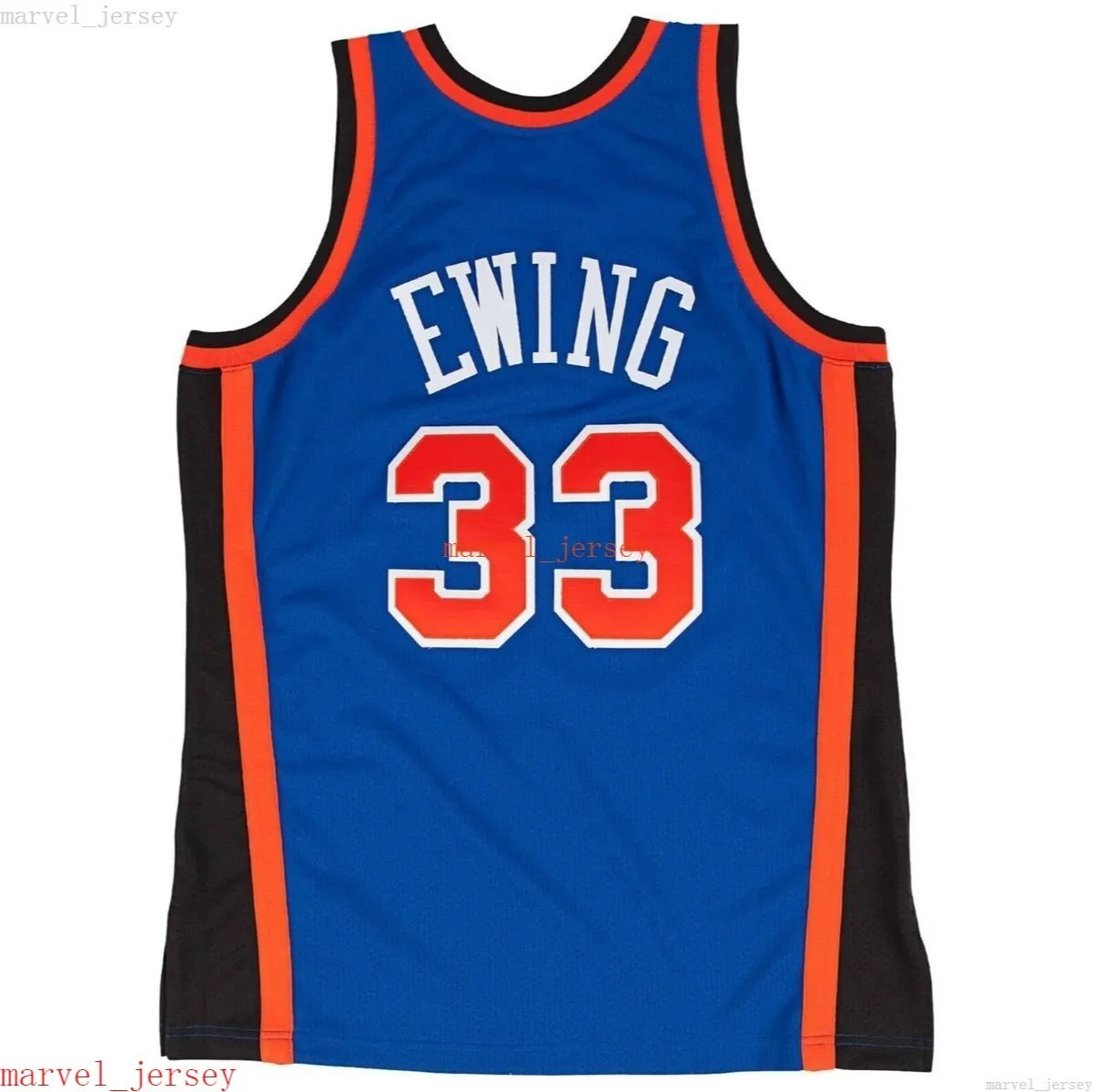 100% zszyty Patrick Ewing #33 Royal 1996-97 Jersey XS-6xl Męskie ROZDZIAŁY Koszulki do koszykówki