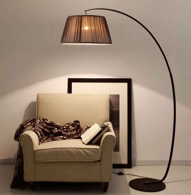 거실 램프 램프 램프 Luminaria LED 서 램프 E27 거실 조명을위한 큰 판매 층 램프 서 빛