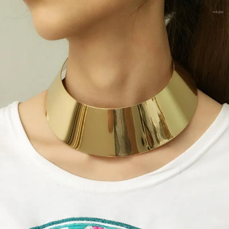 Wide hotsell metal choker