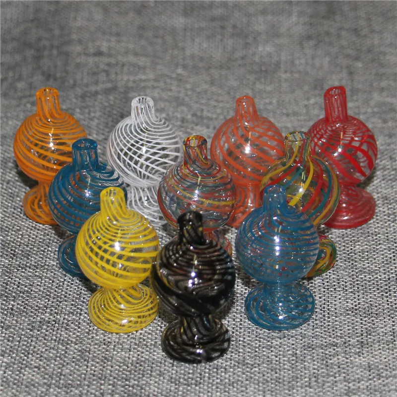 Smoking Glass bubble Flat top Carb Cap fit for 20mm 25mm quartz banger nail X XL bangers Water Pipe