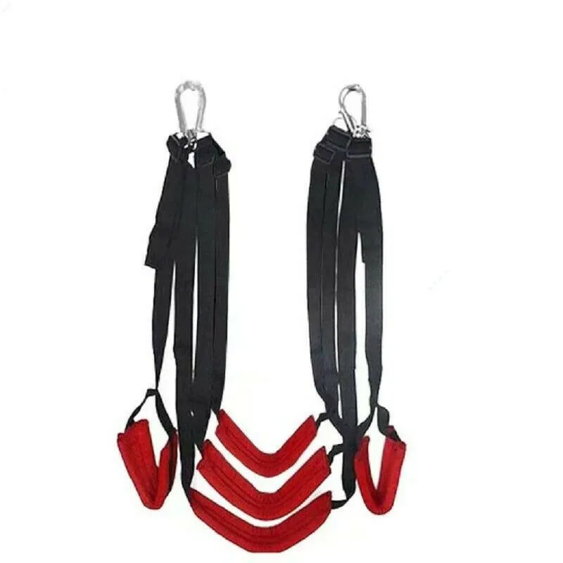 SM Bondage Gear Swing Chairs Висит дверь секс-мебельные ремни Флирт веревка BDSM Эротическая игра Игрушка для пар