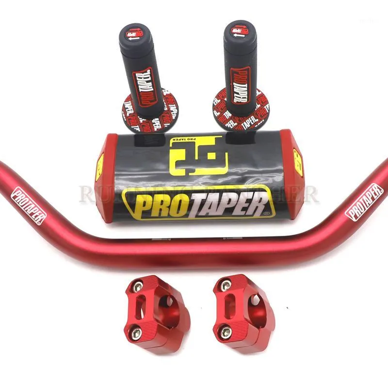 Motorrad 28mm CNC 1-1/8" Fat Bar Lenker Griffe Pads Für Protaper Pro Dirt Bike Motorcross1