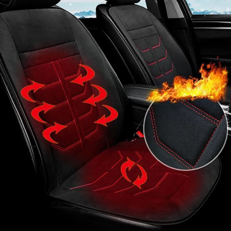 Universal Heated Car Seat Cushion 12V Car Seat Heater Warmer Cover