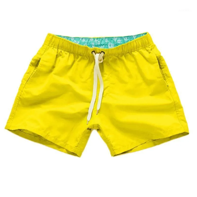 KANCOOLD Shorts Men Pure Color Splice Stripe Beach Casual Shorts Sexy Nylon Andningsbara Bandeau Boxer Swimming Trunks 2020APR21