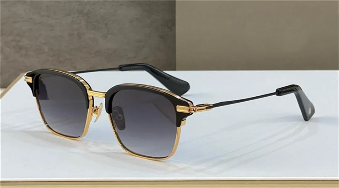 Новый дизайн моды солнцезащитные очки типограф квадратный рамка изысканные гальванические металлические и популярный стиль Универсальный наружный UV400 защитные очки