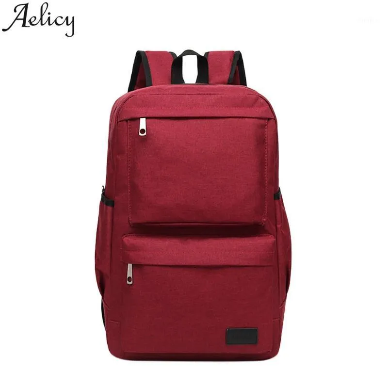 Backpack Aelicy Brand Men's & Women Retro Outdoor Oxford Travel Bag Man Polyester Bags Waterproof Computer Fashion Packsack1