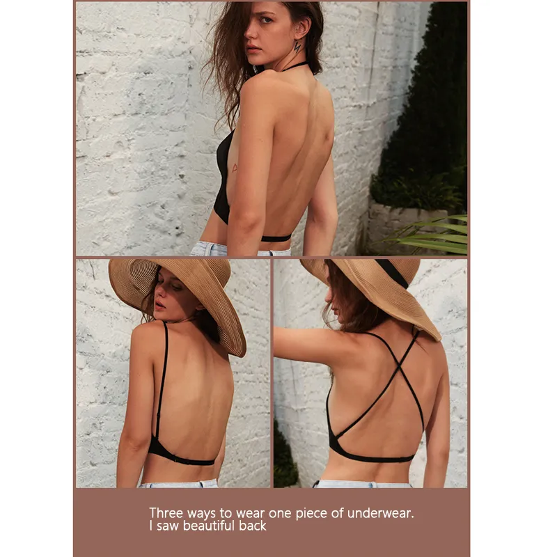 Womens Summer Bralette: Lift Up, Low Cut, Open Back, Push Up, Unlined  Philosophy Tube Top With Lingerie Gift, Bra Extender Hook LJ200815 From  Luo02, $15.5