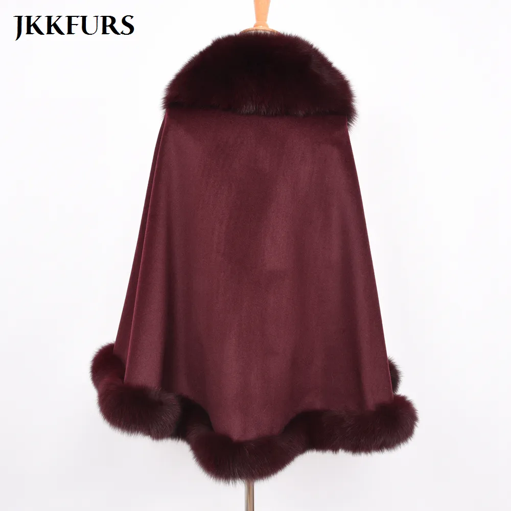 Poncho D’Hiver Femme Cape Chaud En Fausse Fourrure Tricotée - Élégant Et Doux Pour Automne Hiver