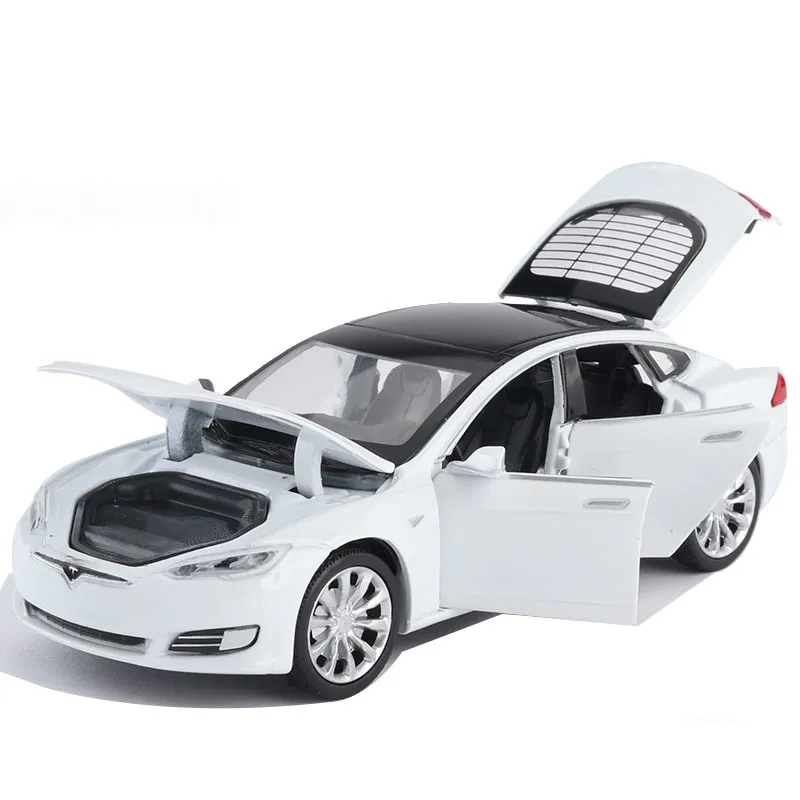 1/32 Alliage Moulé Sous Pression Tesla Modèle S P100D Berline Modèle Jouet  Voiture 6 Portes Son Lumière Retirer Berline Jouets Véhicule Pour Cadeaux  X0102 Du 11,21 €