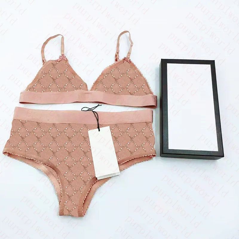Luxury Jacquard Embroidered Bra For Women Classic Swimwear