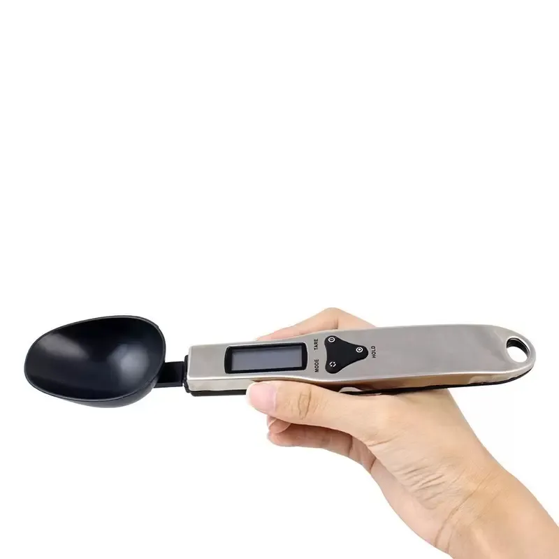 Digitales Werkzeug, Messlöffel, nützlich, 500/0,1 g, digitale LCD-Gramm-Küchenlabor-Löffelwaage, Volumen, Lebensmittelgewicht
