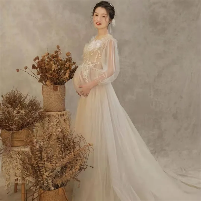 Robe blanche maternité hotsell