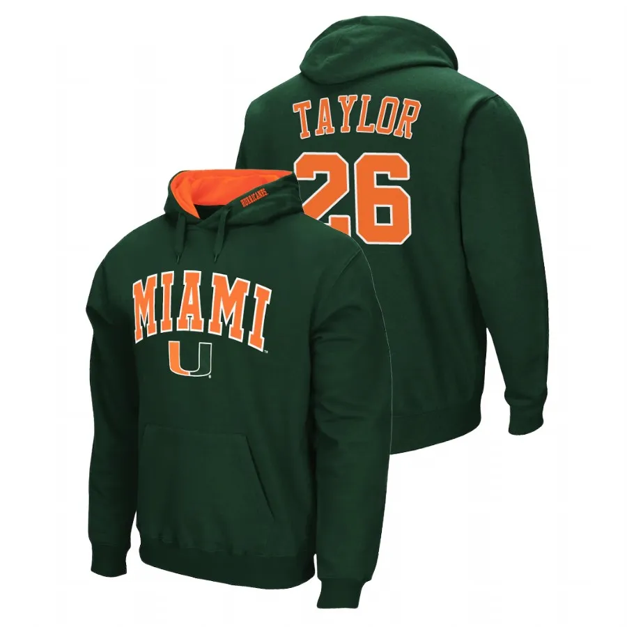 Miami Hurricanes Custom Football Jersey Breathable Anti Pilling Polyester Hoodie 2024 NCAA College