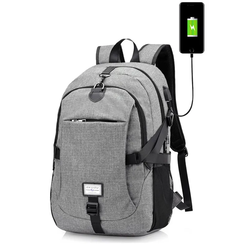 Multifunction USB Socket Unisex Oxford Laptop Backpacks For Teenager Fashion Male and Famale Leisure Travel backpacks