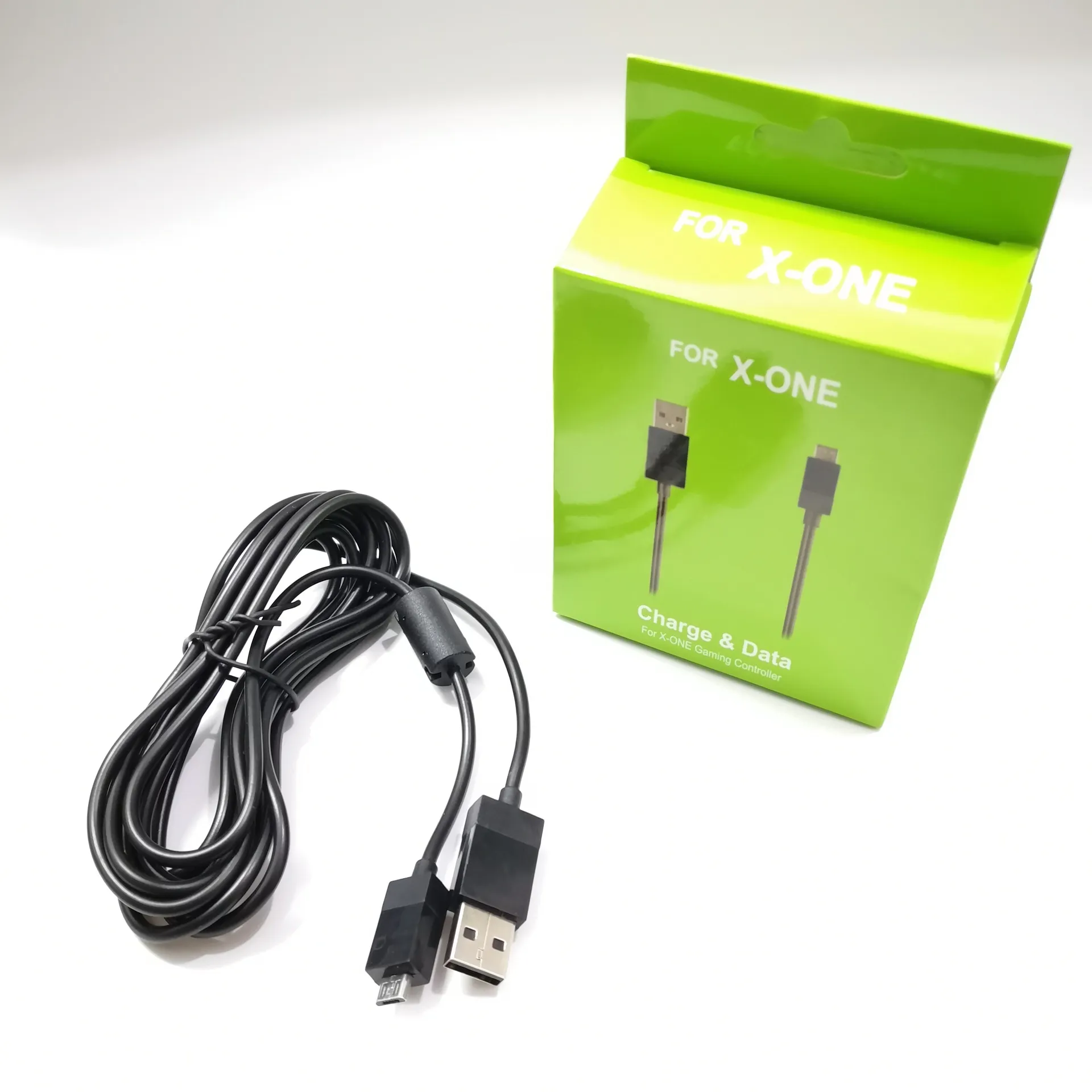 2.75m Spel Laddningskabel Micro USB-laddning GamePad Controller Charger Cables Cord Led för Xbox One PS4