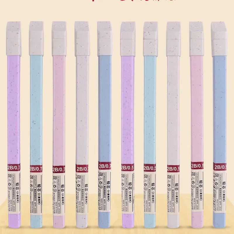 볼펜 펜 자동 연필 2B는 기계식 고품질 10pcs1의 경우 0.5 mm / 0.7 리드 리드