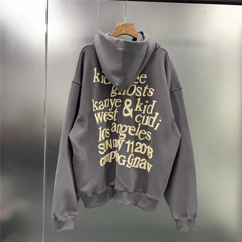 2020fw KANYE WEST KSG HOODIE Толстовка Мужчины Женщины 1: 1 Лучшее Качество  Омывается Старый Пуловер Hoody 3D Пена Печати Толстовки От 5 335 руб. |  DHgate