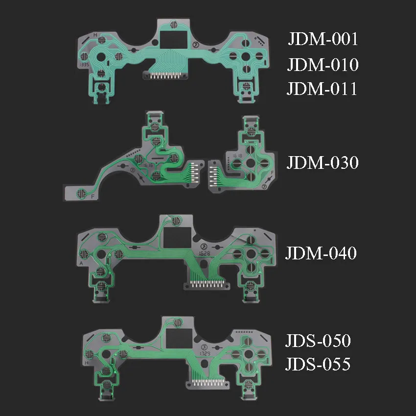 JDS 001 030 040 055 Pour Playstation4 Clavier à Film Conducteur pour PS4 Pro Contrôleur Slim PCB Circuit Flex Câble FEDEX DHL LIVRAISON GRATUITE