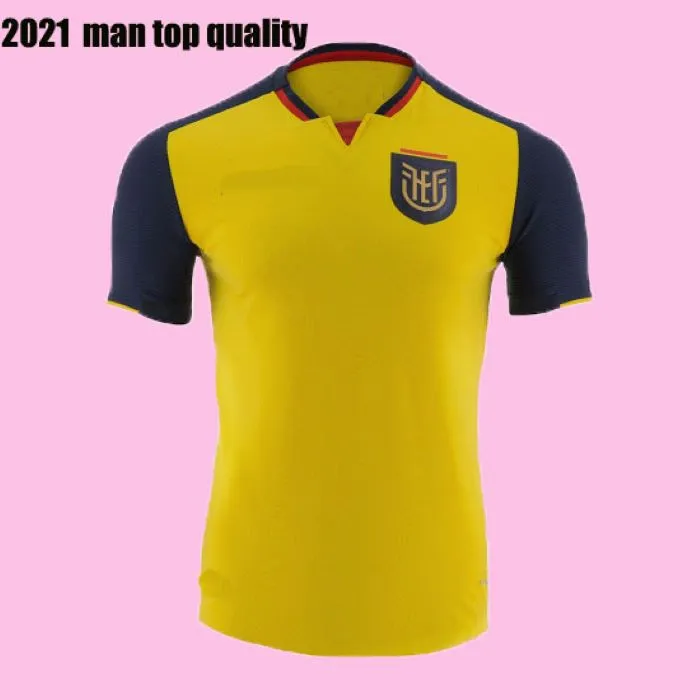 20 21 Copa America Ecuador Home Soccer Jersey 2020 2021 Ecuador Shirt Top Quality Football
