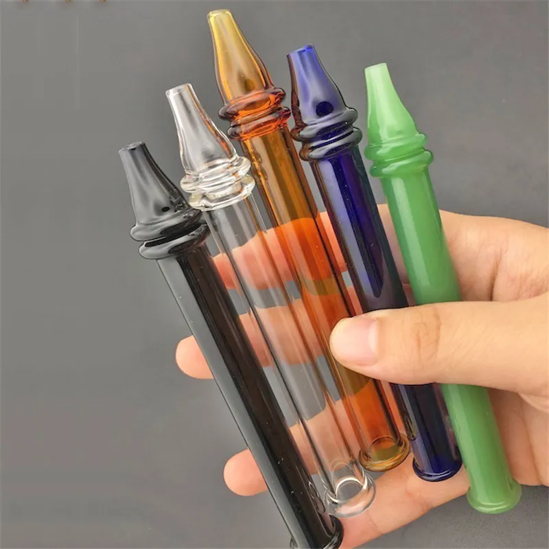 Mini Dab Straw Pipes Glass Water Pipes Bong Smoking Pipe Dabs Oil Rigs