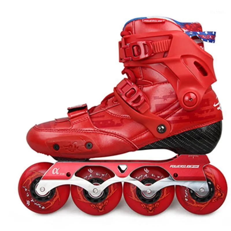 Inline & Roller Skates 2021 Original Powerslide EVO Hardcore Red Carbon