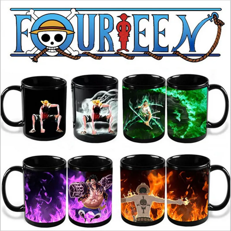 One Piece Coffee Mugs Color Change Best Tea Cup Set Luffy Zoro Anime  Cartoon Novelty For Gifts Birthday Party Multiple Styles Y200104 From  Shanye10, $13.21