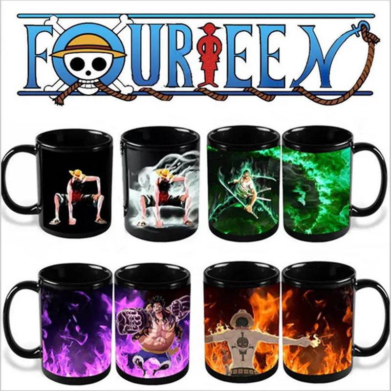 One Piece Tazze Da Caffè Cambia Colore Tazza Da Tè Rufy Zoro Anime Cartoon  Novità Regali Festa Di Compleanno Stili Multipli Y200104 Da 12,46 €