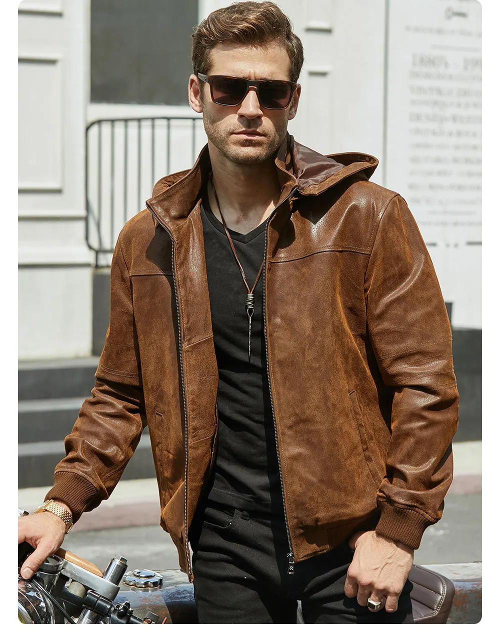 Pigskin jacket outlet