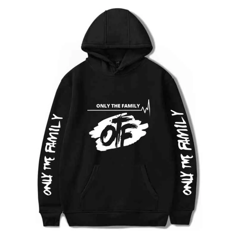 Only The Family OTF Felpe con cappuccio Lil Durk Stampa Streetwear Uomo Donna Felpe oversize Felpa con cappuccio Hip Hop Tute Pullover Abbigliamento G1229