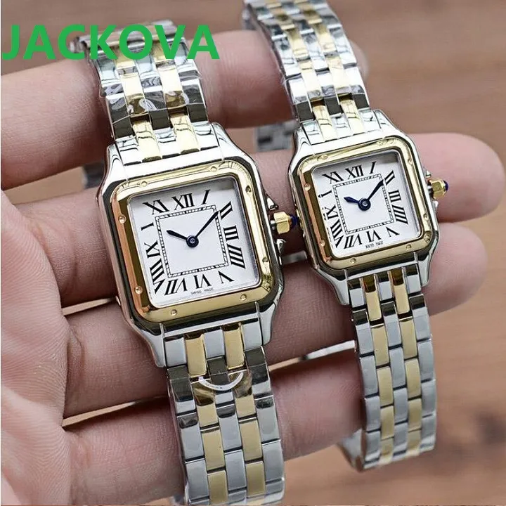 Classique Hommes Femmes Diamants Carré Roamn Montre Saphir Miroir 316L En Acier Inoxydable Horloge Centrale Homme Japon Quartz Top Qualité Calendrier Calendrier Montres