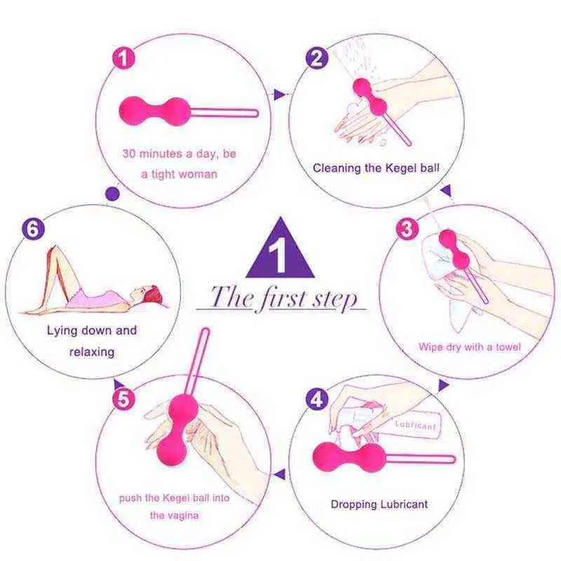 Hot Selling Body-Safe Silicone Smart Ben Wa Kegel Exercise Balls