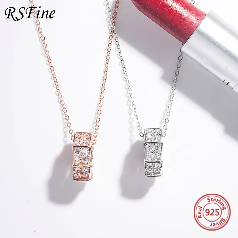 925 стерлингового серебра ожерелье одного круга полный кости ключицы цепи женских известных ювелирных изделиях женщин