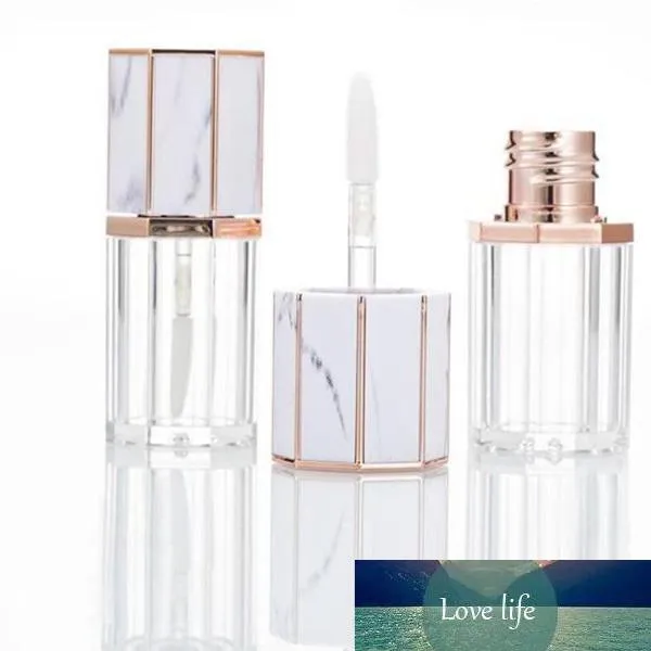 5ML DIY Marble Esvaziar Lip Gloss Tubos recarregáveis ​​Lip Glaze Pacote Garrafas