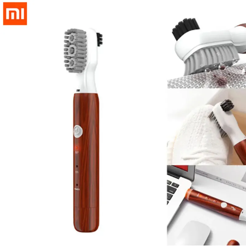 Xiaomi PULIN Sonic Vibroation Beath Boot Brush Portable White Shoe Sports Shoes Electric Hoother Полировка для обуви
