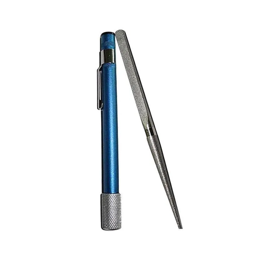 portable professional outdoor diamond sharpener knife sharpener pen hook multipurpose for kitchen sharpener tool camping