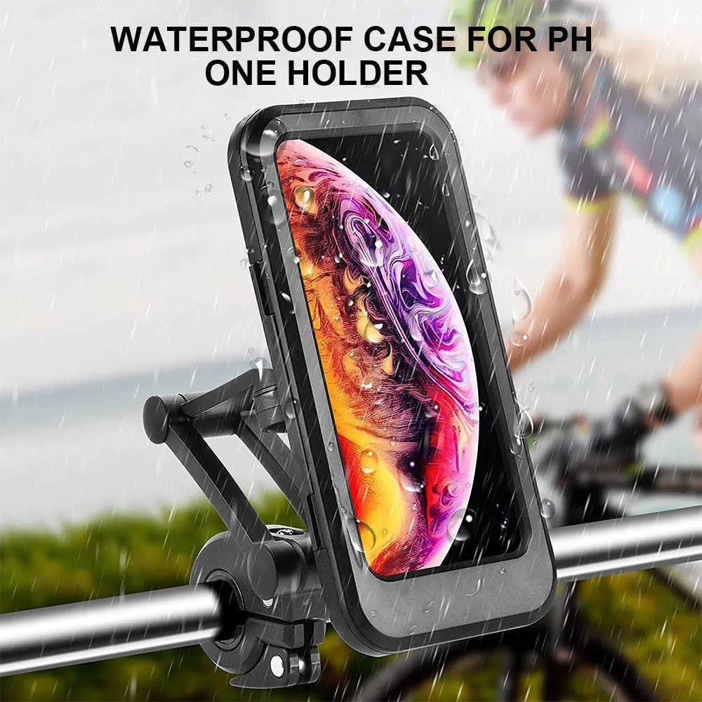 360 Rotation Aluminum Shockproof Waterproof Motorcycle Holder