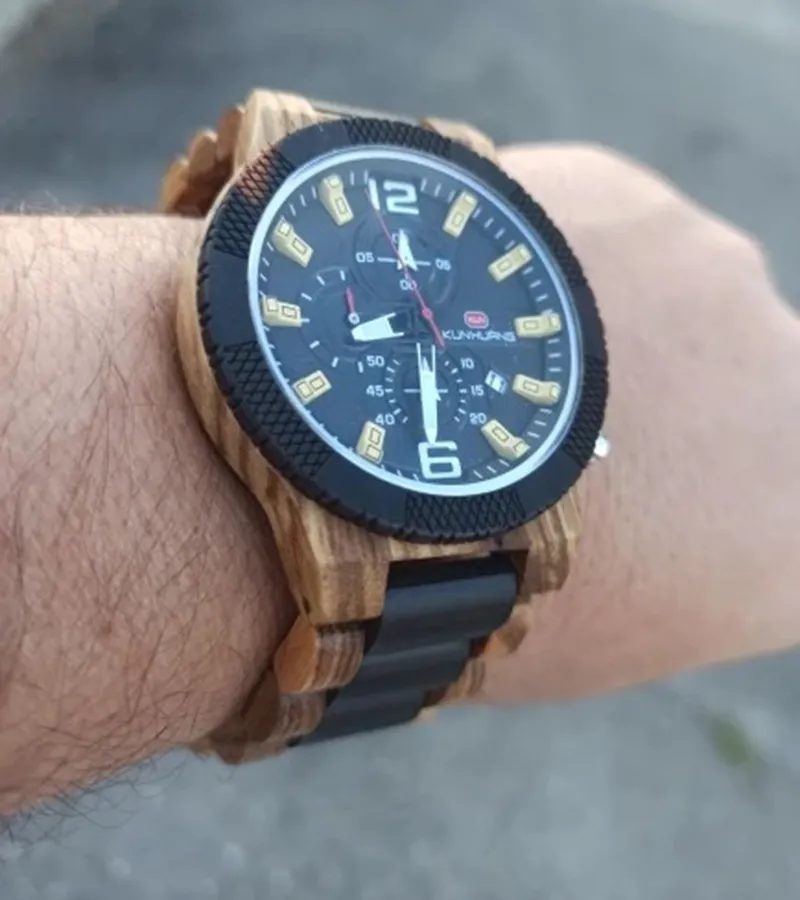 اتصل قبل طلب Wood Watches233L