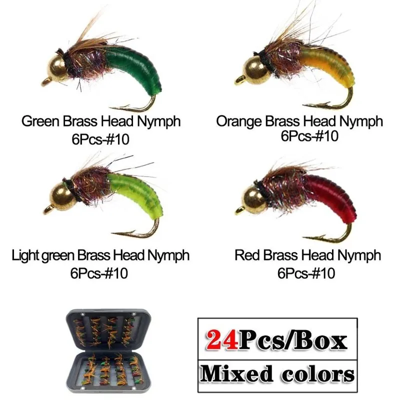 Waterproof Fly Box with an Assortment of Dry Flies for Trout Fly Fishing